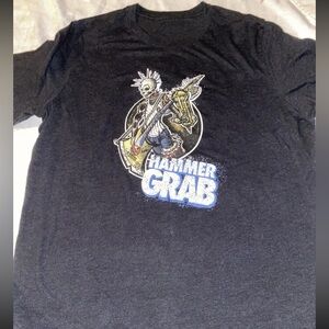 Hammer grab T Shirt No Size Tag Roughly A XL Based On Measurements See Descript